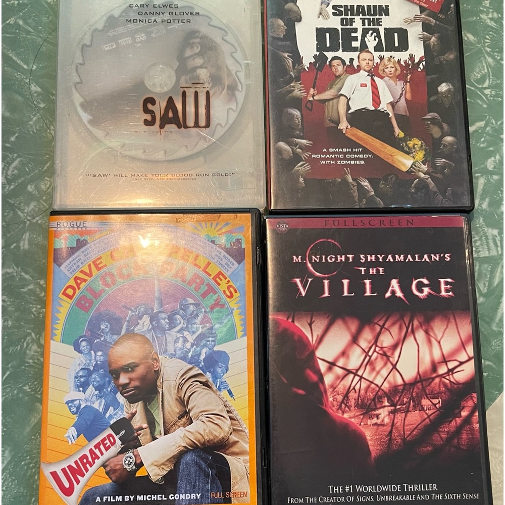 Lot of DVD’s: New Blue-Ray Transformers, GI Joe, Shaun of the Deadly, Saw